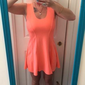 Neon Orange Club Nordstrom Dress
